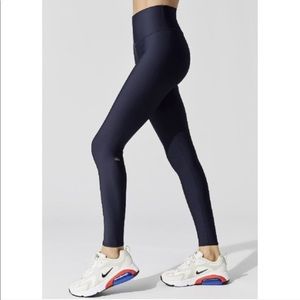 Alo High-Waisted Airlift Leggings Navy S